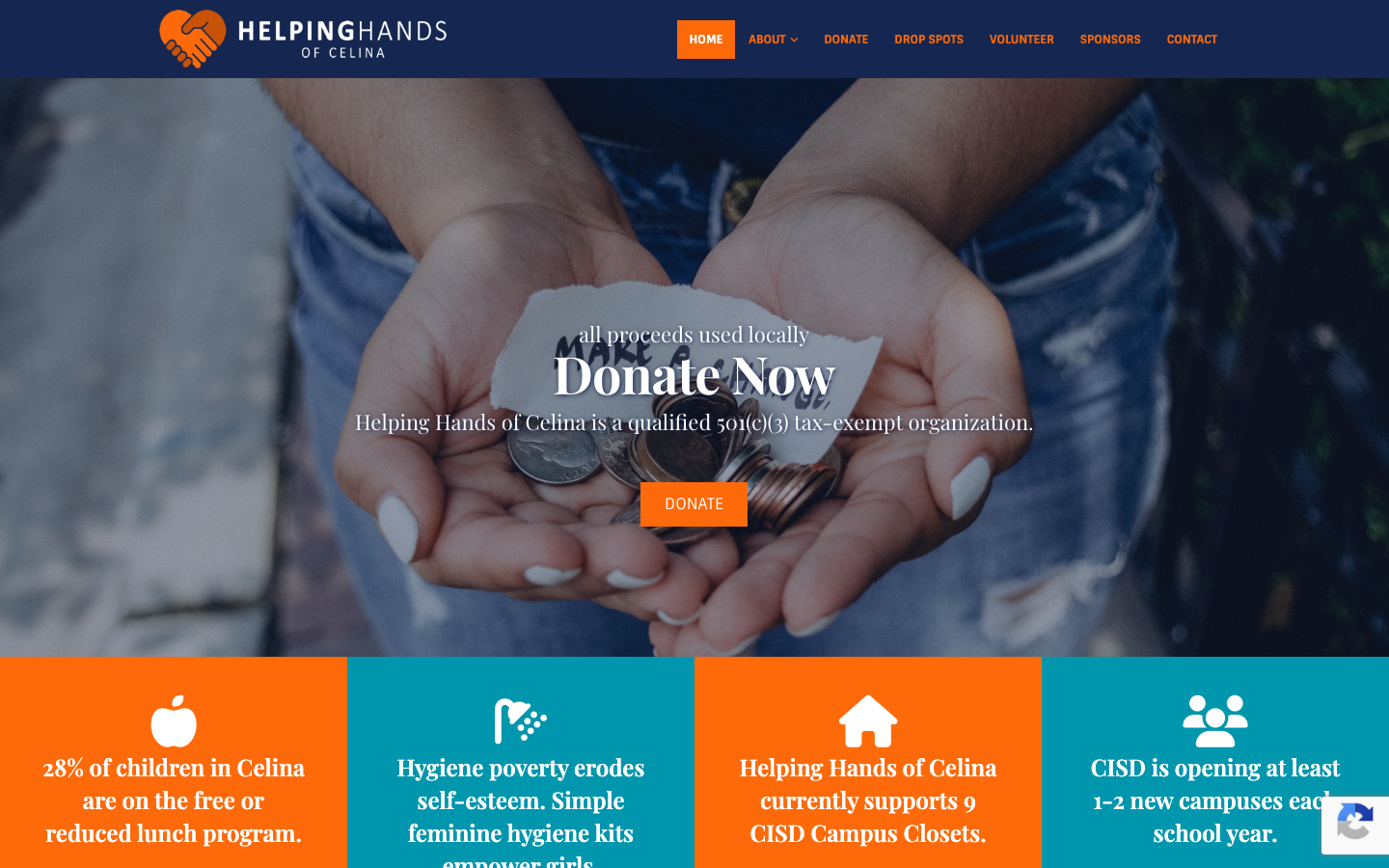 Helping Hands of Celina website